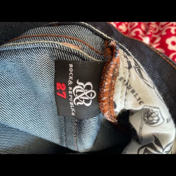 π Rock & Republic Flare Jeans Sz 27 - Picture 7 of 9
